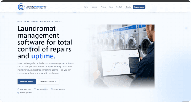 LaundryManagerPro project screenshot